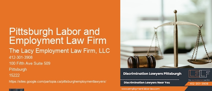 Pittsburgh Labor and Employment Law Firm