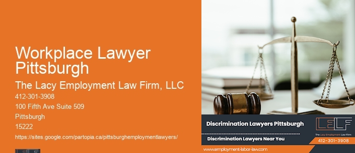 Workplace Lawyer Pittsburgh