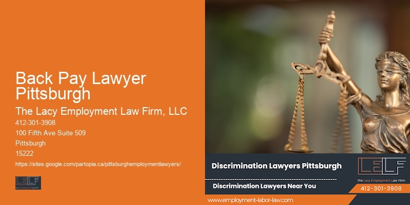 Back Pay Lawyer Pittsburgh
