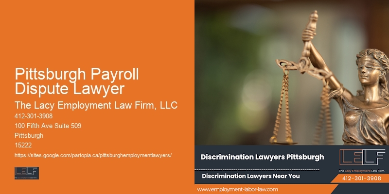 Pittsburgh Payroll Dispute Lawyer