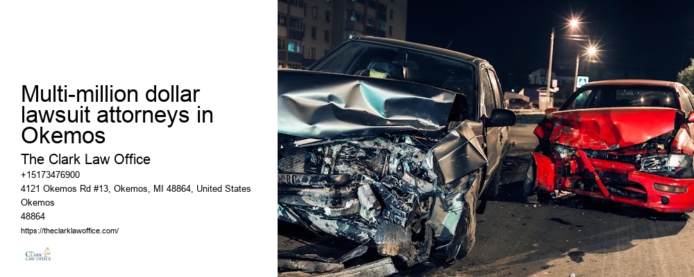 Trusted personal injury lawyers in Multi-million dollar lawsuit attorneys in Okemos Michigan