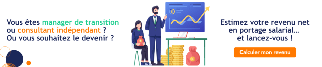 Simulation de revenu en portage salarial zéro frais cachés