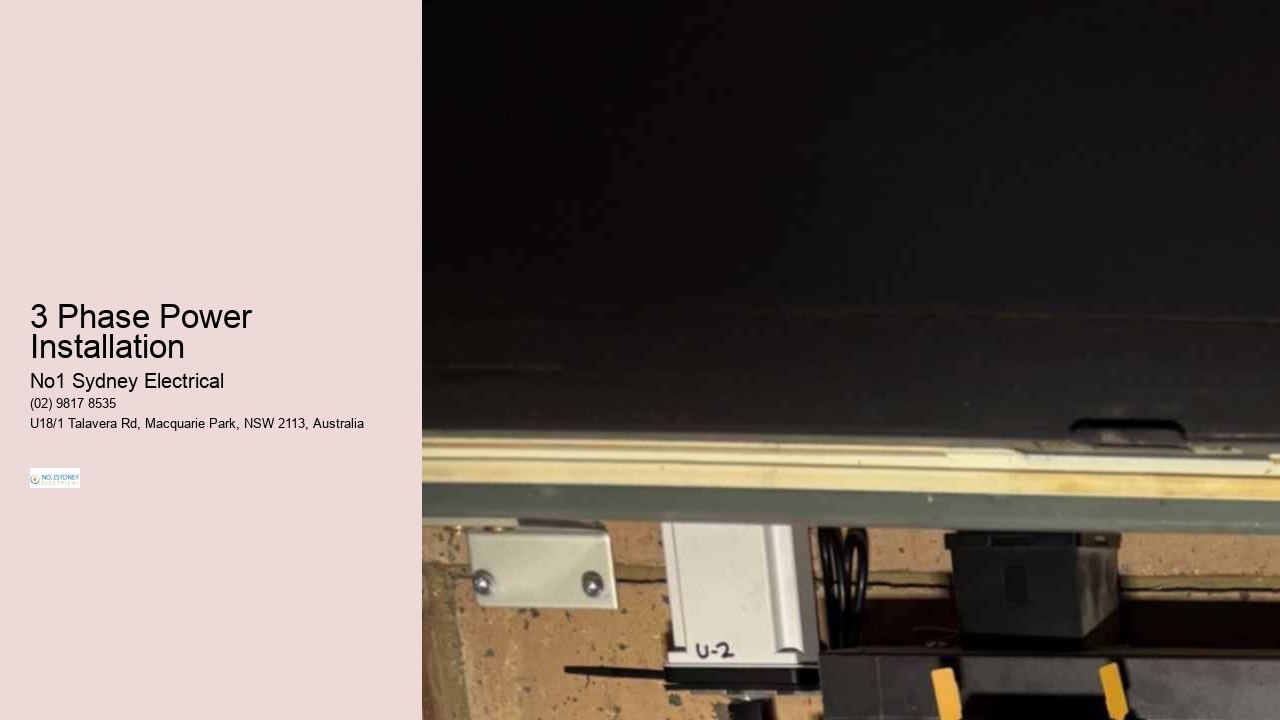 3 Phase Power Installation