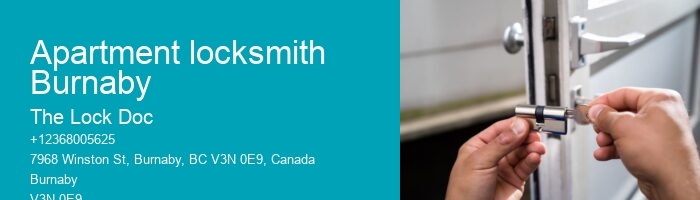 Apartment locksmith Burnaby