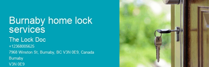 Burnaby home lock services