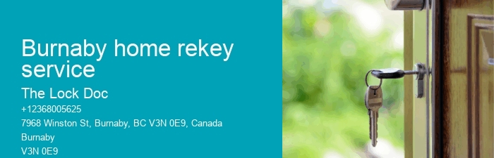 Burnaby home rekey service