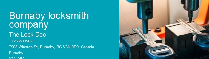 Burnaby locksmith company