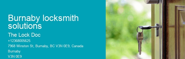 Burnaby locksmith solutions