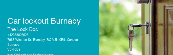 Car lockout Burnaby