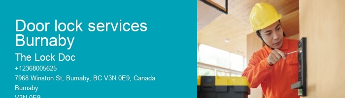 Door lock services Burnaby