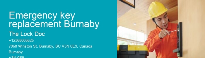Emergency key replacement Burnaby