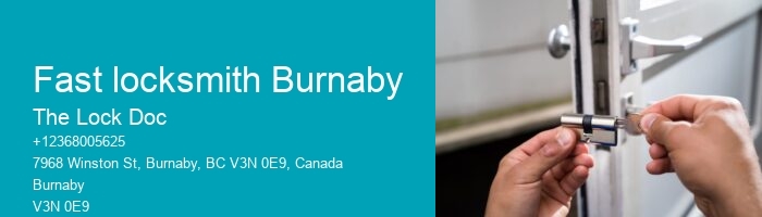 Fast locksmith Burnaby