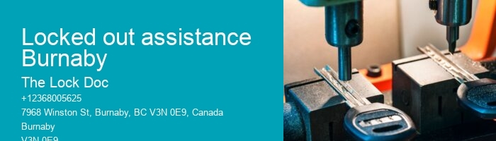 Locked out assistance Burnaby