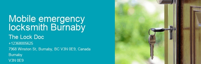 Mobile emergency locksmith Burnaby