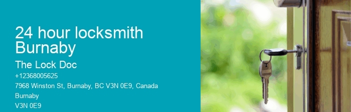 24 hour locksmith Burnaby