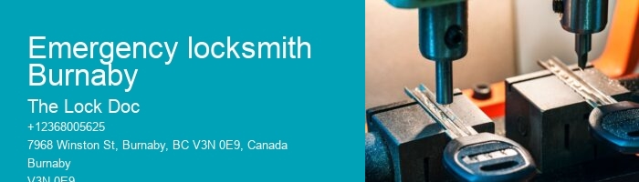 Emergency locksmith Burnaby