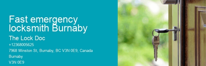 Fast emergency locksmith Burnaby
