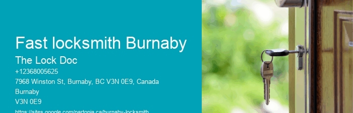 Fast locksmith Burnaby