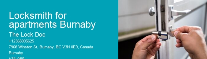Locksmith for apartments Burnaby