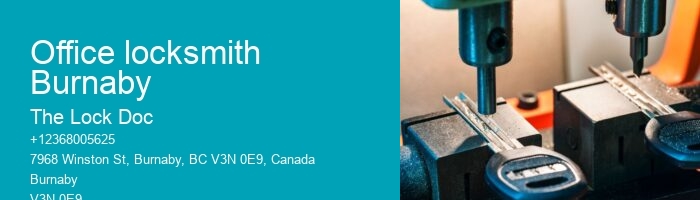 Office locksmith Burnaby