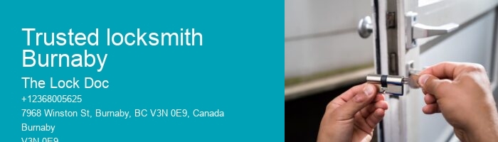 Trusted locksmith Burnaby