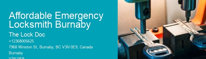 Affordable Emergency Locksmith Burnaby