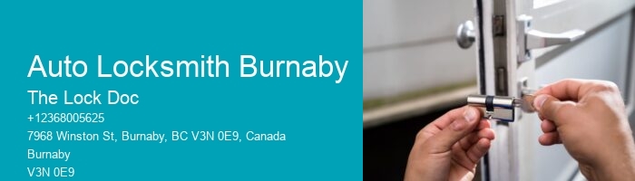 Auto Locksmith Burnaby