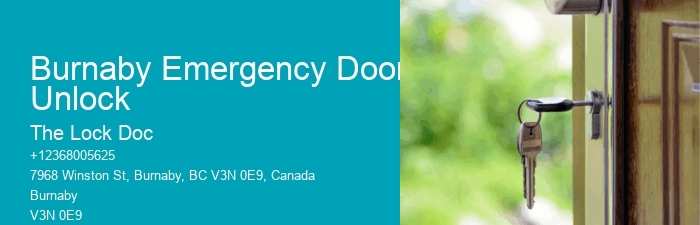 Burnaby Emergency Door Unlock