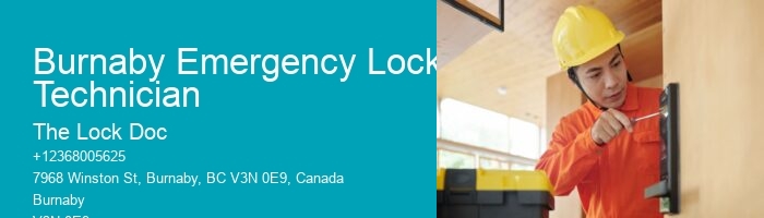 Burnaby Emergency Lock Technician