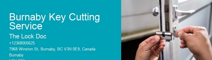Burnaby Key Cutting Service