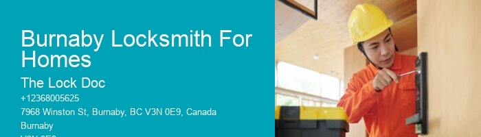 Burnaby Locksmith For Homes