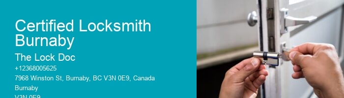 Certified Locksmith Burnaby