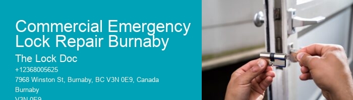 Commercial Emergency Lock Repair Burnaby