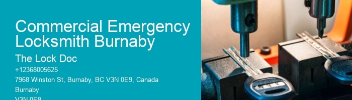 Commercial Emergency Locksmith Burnaby