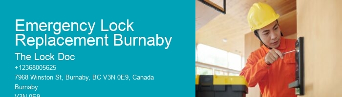Emergency Lock Replacement Burnaby