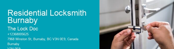 Residential Locksmith Burnaby