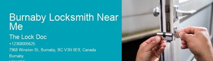 Burnaby Locksmith Near Me