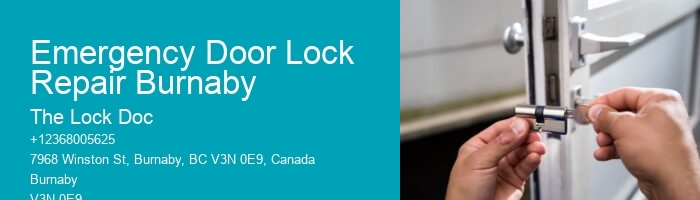 Emergency Door Lock Repair Burnaby