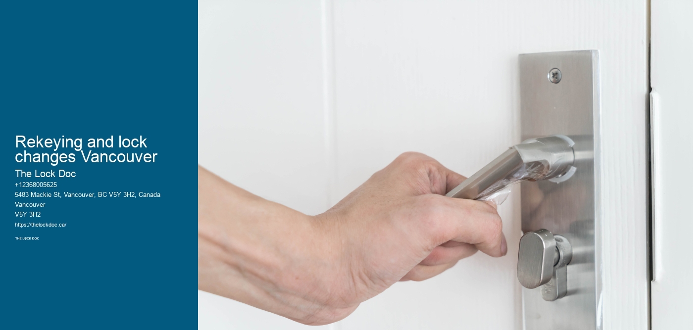 Rekeying and lock changes Vancouver