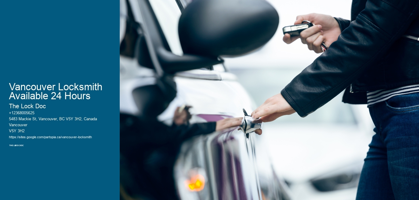 Vancouver Locksmith Available 24 Hours