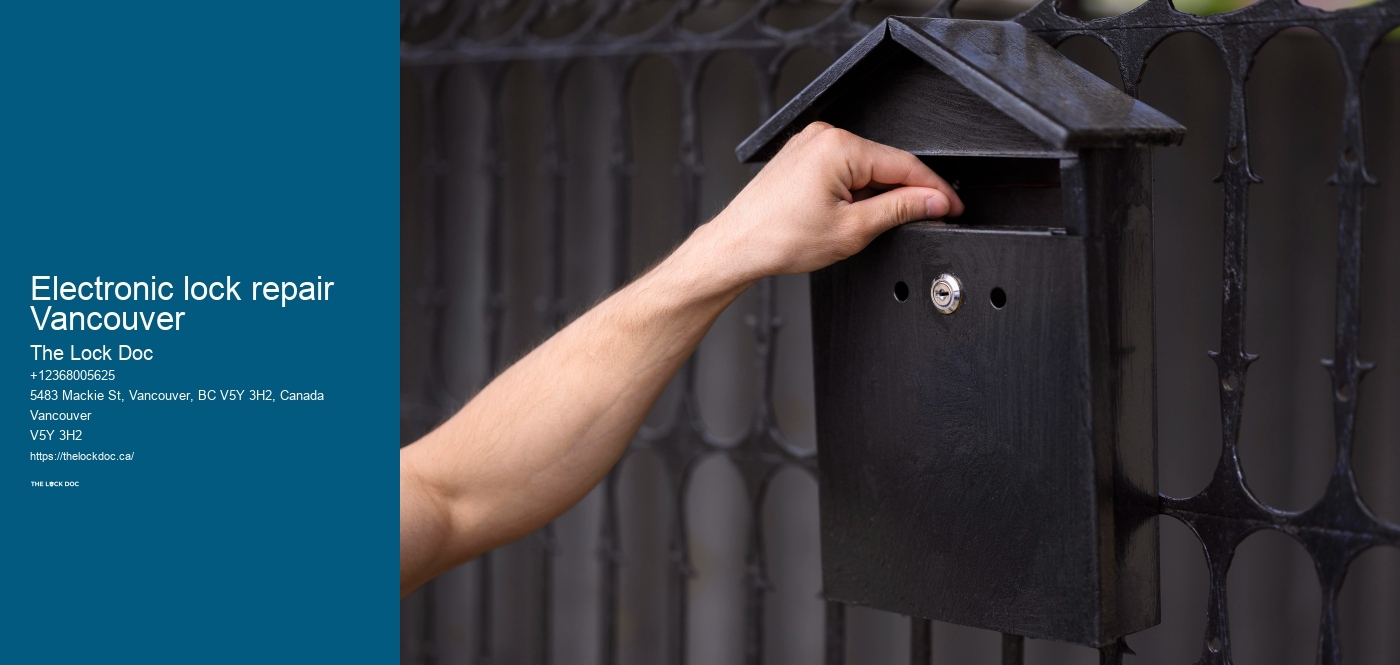 Electronic lock repair Vancouver