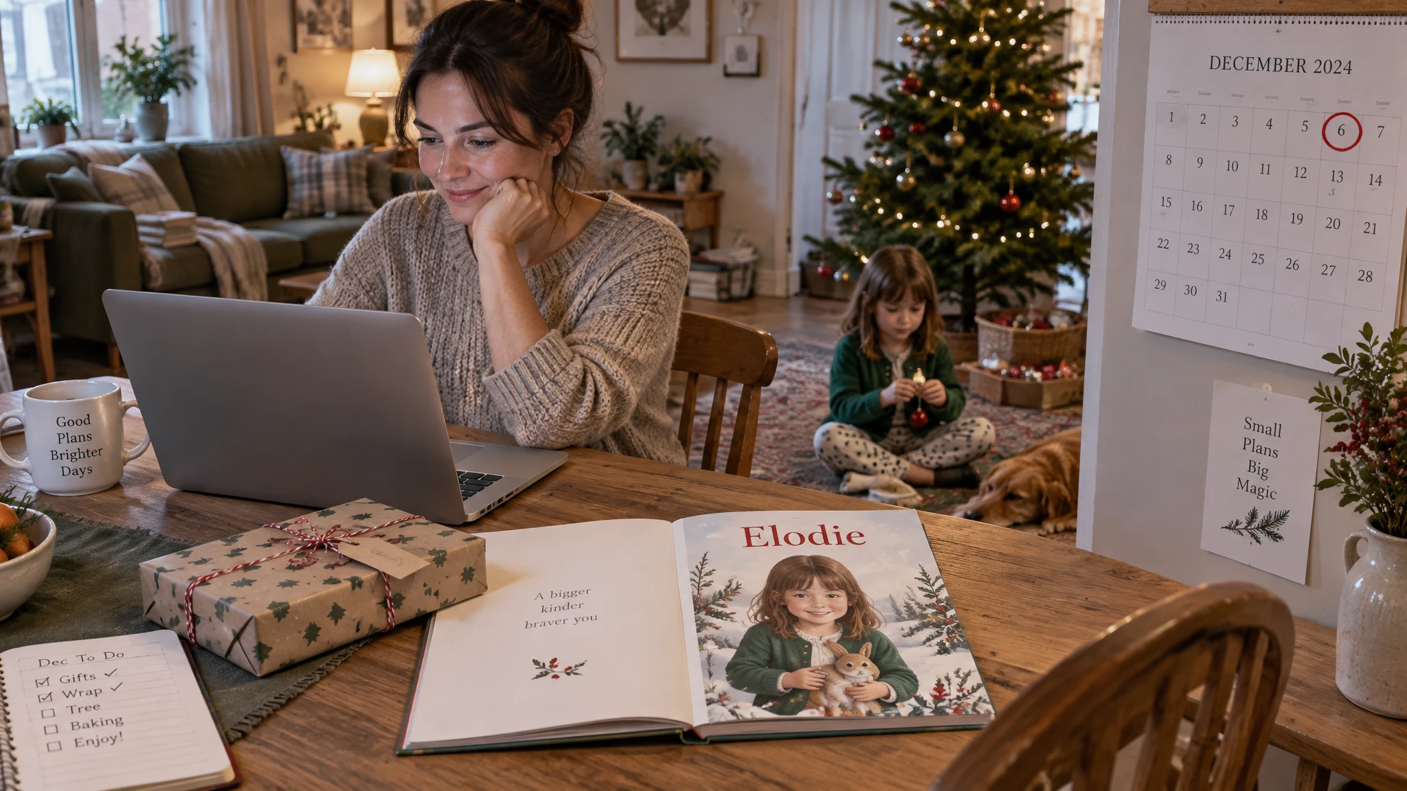 Livro personalizado de Natal: como escolher, e até quando encomendar