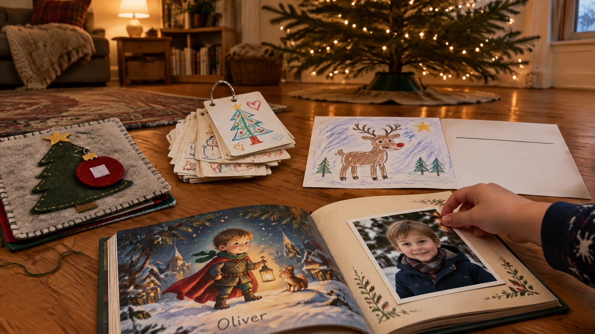 Livre de Noël personnalisé fait maison : 6 façons de le fabriquer, et jusqu'à quand s'y prendre