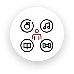 Indulgent activities that are different from daily lifestyle