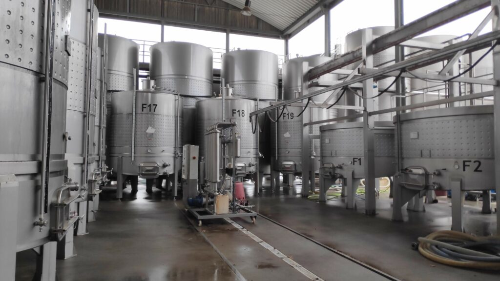 Ervideira winery machinery showcase