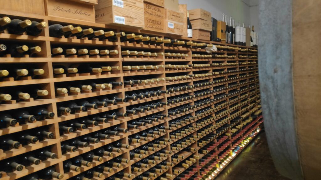 Ervideira winery resting wines