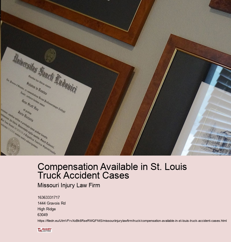 Compensation Available in St. Louis Truck Accident Cases