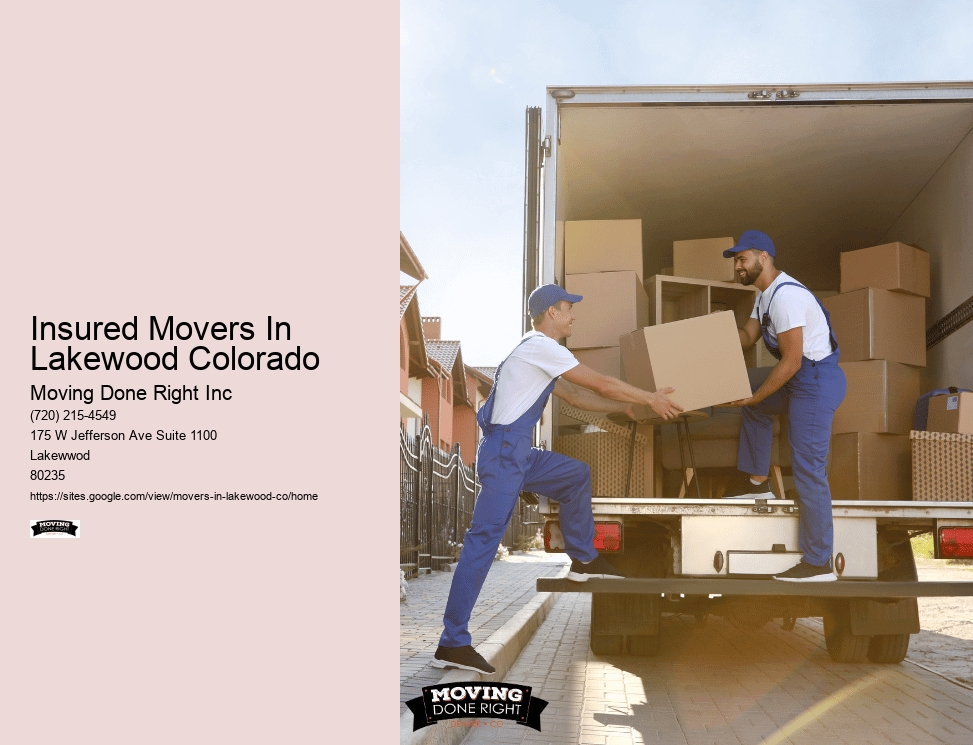 Insured Movers In Lakewood Colorado