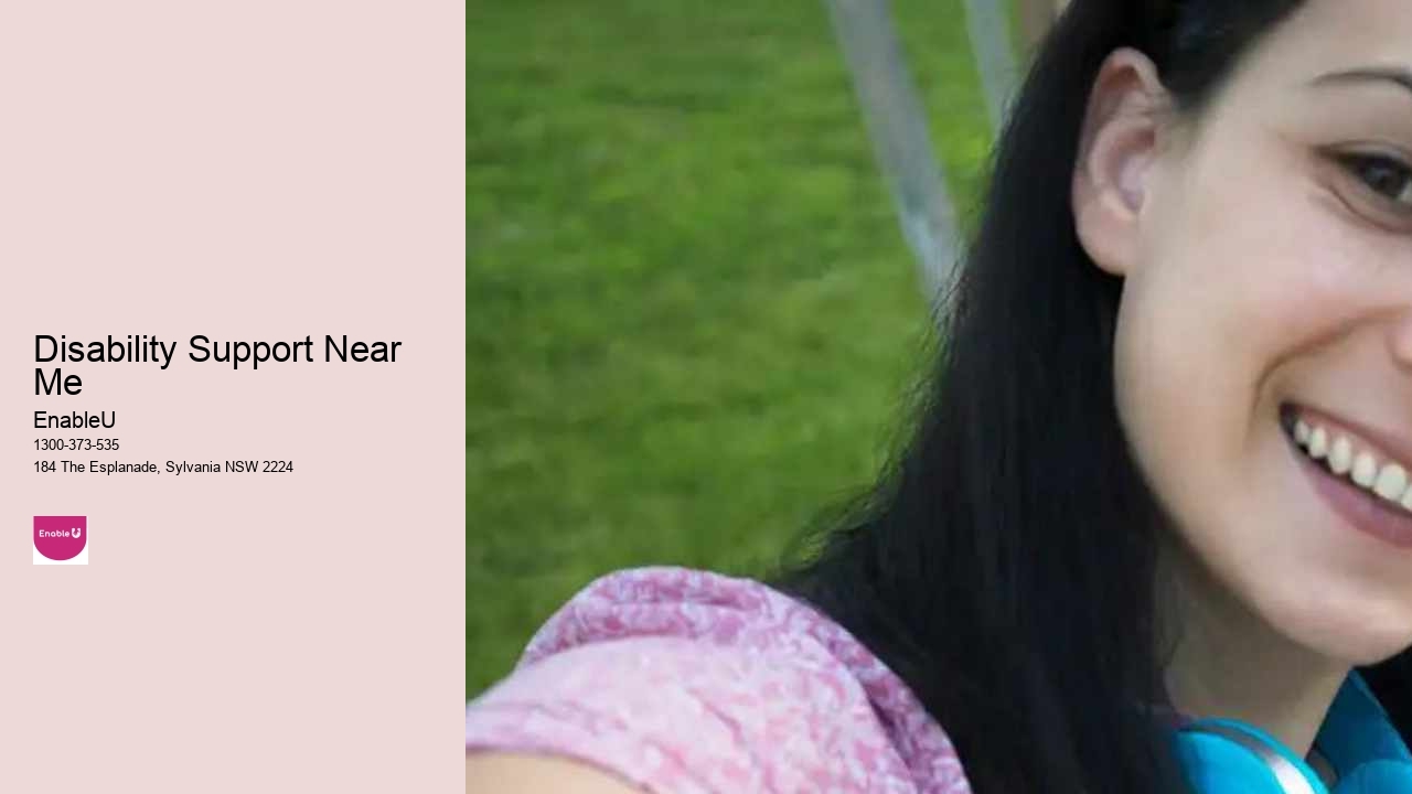 Disability Support Near Me