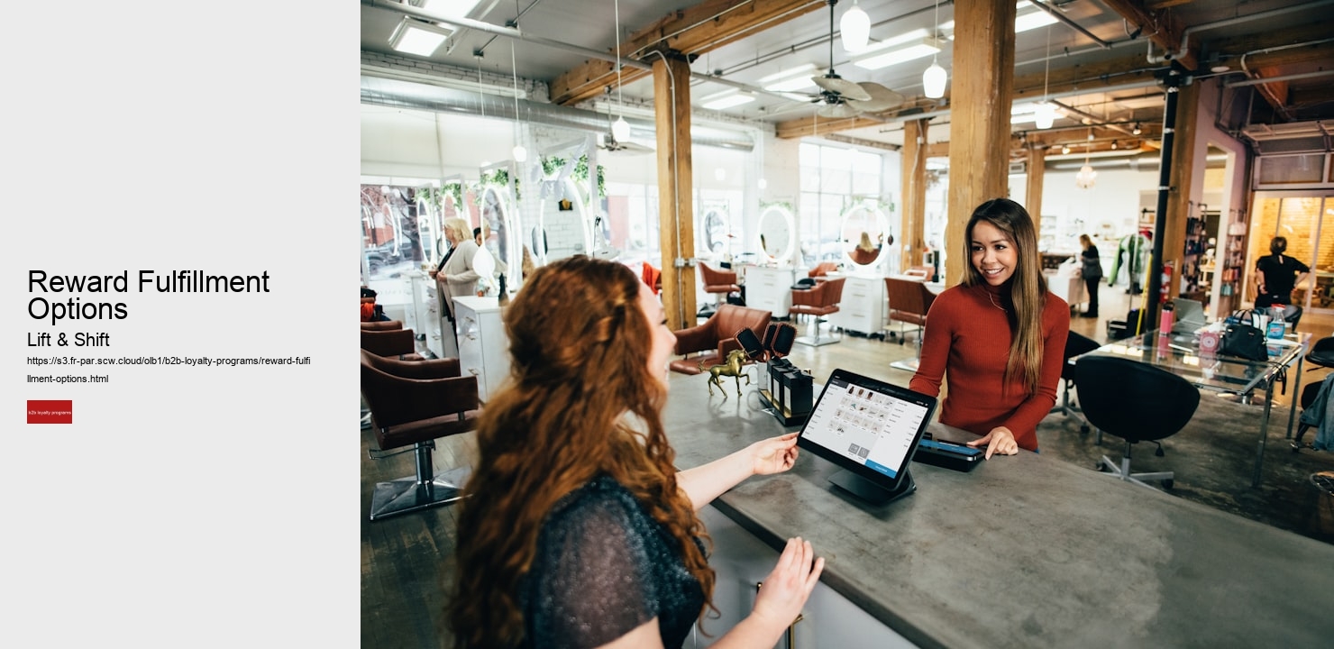 Reward Fulfillment Options